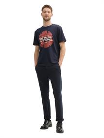 T-Shirt mit Print sky captain blue