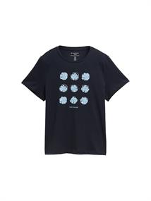 T-Shirt mit Print sky captain blue
