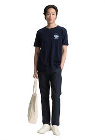 T-Shirt mit Print sky captain blue