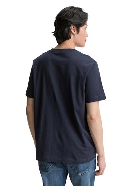 T-Shirt mit Print sky captain blue