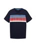 T-Shirt mit Print sky captain blue