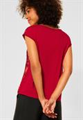 T-Shirt mit Print spice red