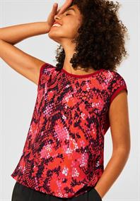 T-Shirt mit Print spice red