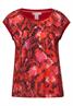 T-Shirt mit Print spice red