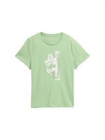 T-Shirt mit Print true green