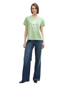 T-Shirt mit Print true green