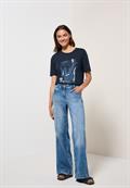 T-Shirt mit Print urban navy blue