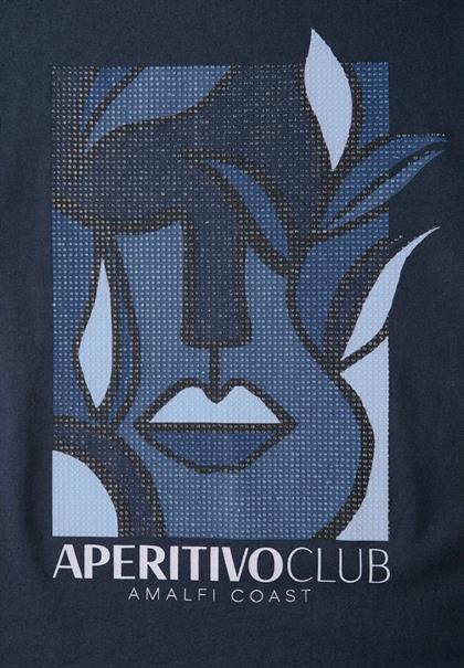T-Shirt mit Print urban navy blue