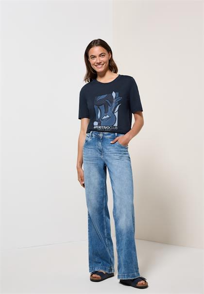 T-Shirt mit Print urban navy blue