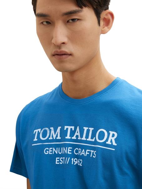 T-Shirt mit Print vallarta blue
