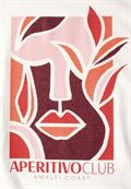 T-Shirt mit Print vanilla white