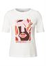 T-Shirt mit Print vanilla white