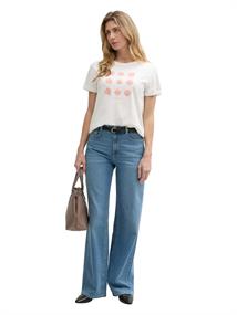 T-Shirt mit Print whisper white