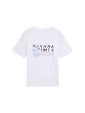 T-Shirt mit Print white