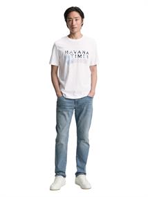 T-Shirt mit Print white