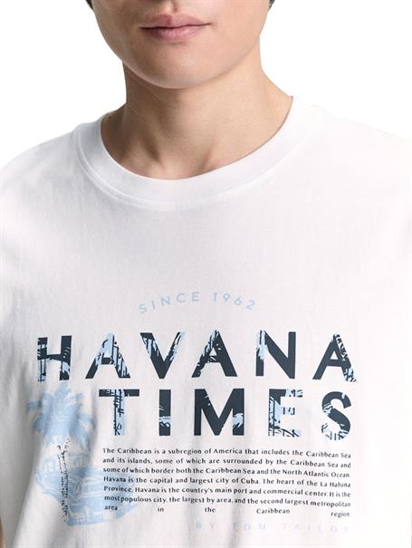 T-Shirt mit Print white