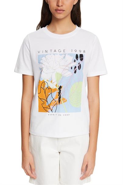 T-Shirt mit Print white