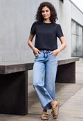 T-Shirt mit Puffärmeln dark void blue