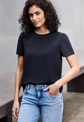 T-Shirt mit Puffärmeln dark void blue