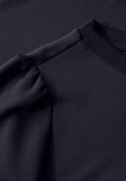 T-Shirt mit Puffärmeln dark void blue