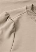 T-Shirt mit Puffärmeln sandshell beige