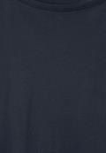 T-Shirt mit Raffdetails deep blue