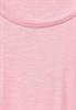 T-Shirt mit Raffung fun peach