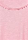 T-Shirt mit Raffung fun peach