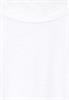 T-Shirt mit Raffung white