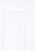 T-Shirt mit Raffung white