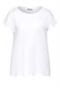 T-Shirt mit Raffung white