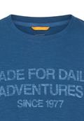 T-Shirt mit reflektierenden Details indigo blue