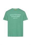 T-Shirt mit reflektierenden Details lagoon green