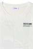 T-Shirt mit Rundhals und Backprint vanilla white