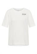 T-Shirt mit Rundhals und Backprint vanilla white