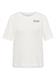 T-Shirt mit Rundhals und Backprint vanilla white