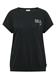 T-Shirt mit Rundhals und Embroidery palm breeze green