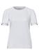 T-Shirt mit Rundhals und Knopfdetail white