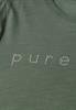 T-Shirt mit Rundhals und Schmucksteinen bound green