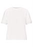 T-Shirt mit Rundhals und Spitzenärmeln white