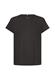 T-Shirt mit Rundhalsausschnitt aus reiner Baumwolle caviar