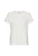 T-Shirt mit Rundhalsausschnitt aus reiner Baumwolle milkwhite