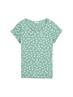 T-Shirt mit Rundhalsausschnitt green blue dots