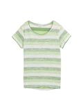 T-Shirt mit Rundhalsausschnitt green shading stripe