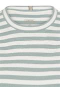 T-Shirt mit Rundhalsausschnitt jade- milk white
