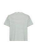 T-Shirt mit Rundhalsausschnitt jade- milk white