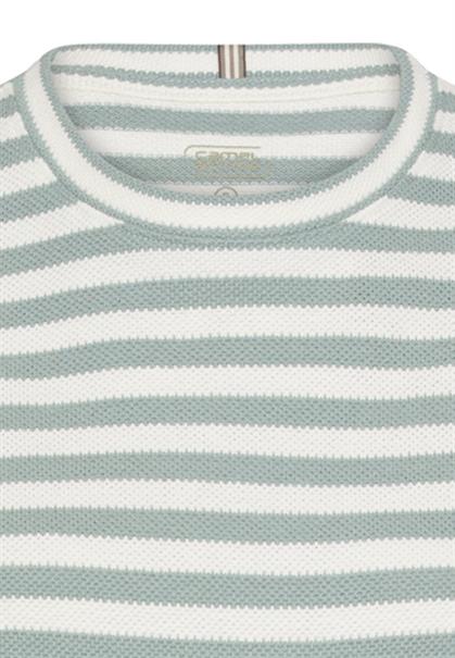 T-Shirt mit Rundhalsausschnitt jade- milk white