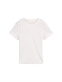 T-Shirt mit Rundhalsausschnitt whisper white