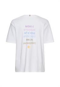 T-Shirt mit Rückenprint placement nature