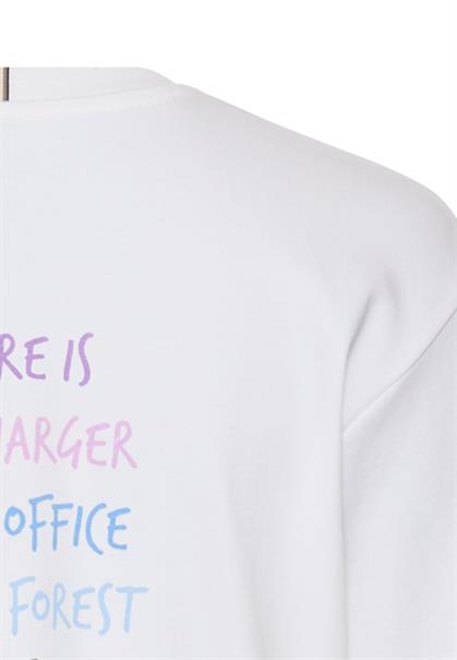 T-Shirt mit Rückenprint placement nature